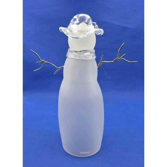 Frosted Acrylic Snow Woman Table Decor 11.5" Tall Original Packaging YK - Picture 5 of 12